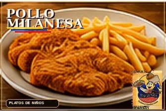 Pollo milanesa